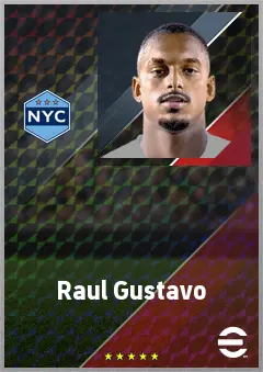 Raul Gustavo eFootball 2026 player card, 71 OVR CB