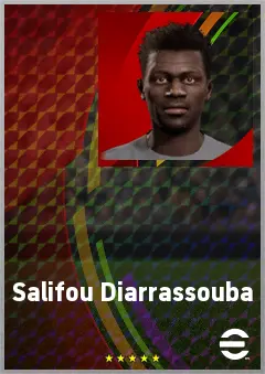Salifou Diarrassouba eFootball 2026 player card, 65 OVR AMF