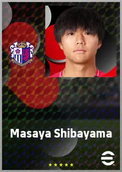 Shibayama Masaya eFootball 2026 player card, 66 OVR AMF