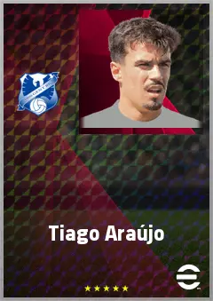 Tiago Araújo eFootball 2026 player card, 72 OVR LB