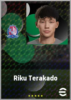 Terakado Riku eFootball 2026 player card, 66 OVR GK