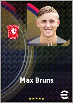 Max Bruns eFootball 2026 player card, 68 OVR CB