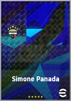 Simone Panada eFootball 2026 player card, 67 OVR DMF