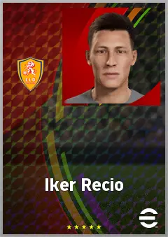 Iker Recio eFootball 2026 player card, 69 OVR CB