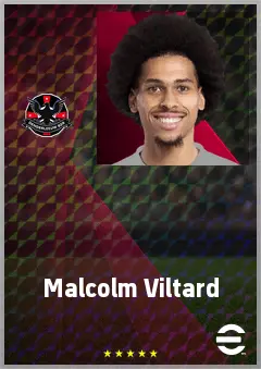 Malcolm Viltard eFootball 2026 player card, 66 OVR DMF