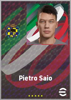 Pietro Saio eFootball 2026 player card, 68 OVR CB