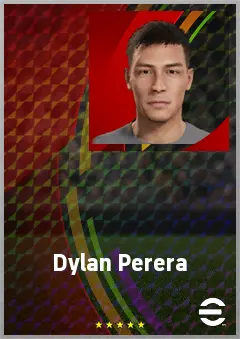 Dylan Perera eFootball 2026 player card, 65 OVR AMF