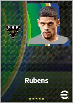 Rubens eFootball 2026 player card, 74 OVR LB