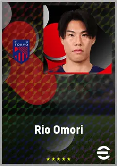 Omori Rio eFootball 2026 player card, 66 OVR CB