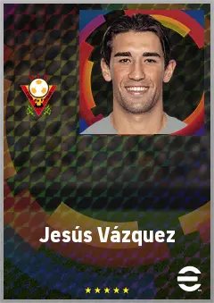 Jesús Vázquez eFootball 2026 player card, 71 OVR LB