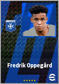 Fredrik Oppegård eFootball 2026 player card, 69 OVR LB