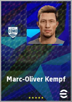 Marc-Oliver Kempf eFootball 2026 player card, 75 OVR CB