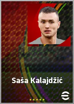 Saša Kalajdžić eFootball 2026 player card, 73 OVR CF