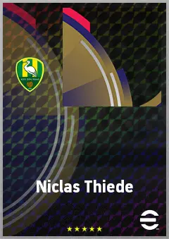 Niclas Thiede eFootball 2026 player card, 66 OVR GK