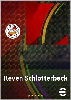 Keven Schlotterbeck eFootball 2026 player card, 74 OVR CB