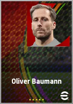 Oliver Baumann eFootball 2026 player card, 78 OVR GK