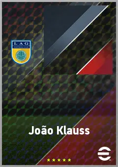 João Klauss eFootball 2026 player card, 74 OVR CF