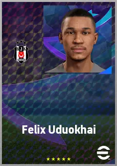 Felix Uduokhai eFootball 2026 player card, 73 OVR CB