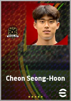 Cheon Seong-Hoon eFootball 2026 player card, 64 OVR CF