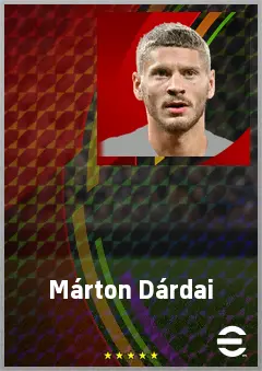 Márton Dárdai eFootball 2026 player card, 69 OVR CB