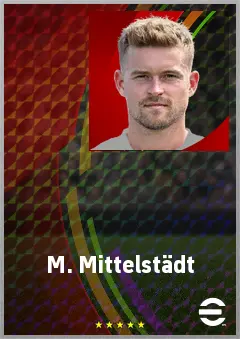 M. Mittelstädt eFootball 2026 player card, 76 OVR LB