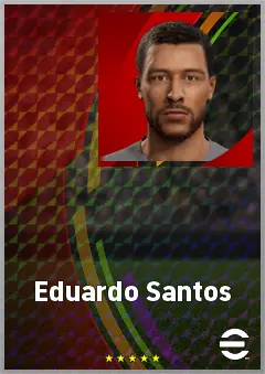 Eduardo Santos eFootball 2026 player card, 67 OVR GK