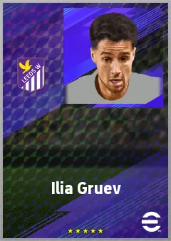 Ilia Gruev eFootball 2026 player card, 73 OVR DMF