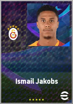 Ismail Jakobs eFootball 2026 player card, 73 OVR LB