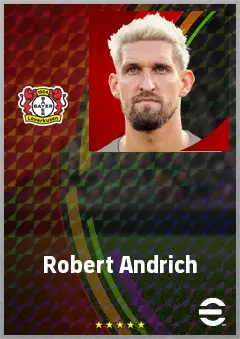 Robert Andrich eFootball 2026 player card, 78 OVR CB