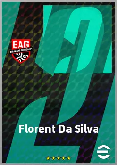 Florent Da Silva eFootball 2026 player card, 66 OVR CMF