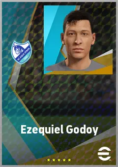 Ezequiel Godoy eFootball 2026 player card, 66 OVR CMF
