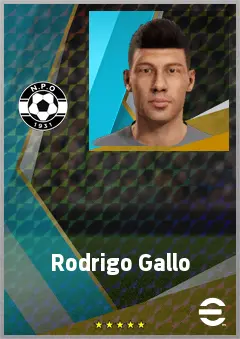 Rodrigo Gallo eFootball 2026 player card, 70 OVR LB