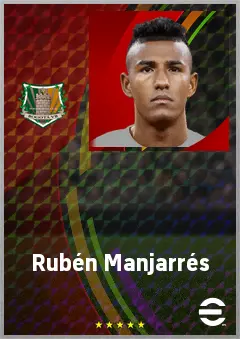 Rubén Manjarrés eFootball 2026 player card, 69 OVR CMF