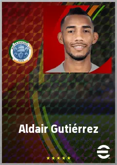 Aldair Gutiérrez eFootball 2026 player card, 71 OVR RB