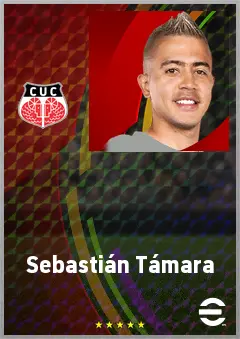 Sebastián Támara eFootball 2026 player card, 69 OVR CMF