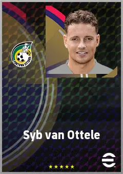 Syb van Ottele eFootball 2026 player card, 70 OVR CB