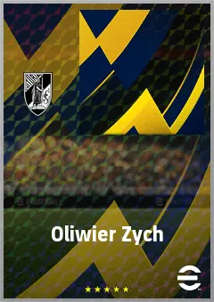 Oliwier Zych eFootball 2026 player card, 65 OVR GK
