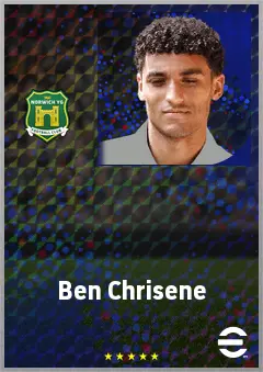 Ben Chrisene eFootball 2026 player card, 68 OVR LB