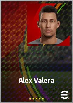 Alex Valera eFootball 2026 player card, 71 OVR CF