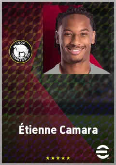 Étienne Camara eFootball 2026 player card, 69 OVR DMF