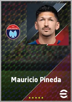 Mauricio Pineda eFootball 2026 player card, 71 OVR DMF