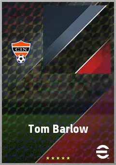 Tom Barlow eFootball 2026 player card, 70 OVR CF