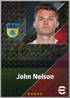 John Nelson eFootball 2026 player card, 72 OVR LB