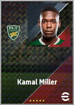 Kamal Miller eFootball 2026 player card, 73 OVR CB