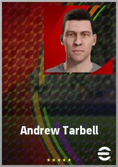 Andrew Tarbell eFootball 2026 player card, 69 OVR GK