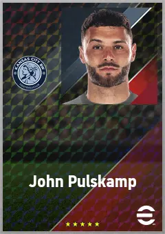 John Pulskamp eFootball 2026 player card, 71 OVR GK