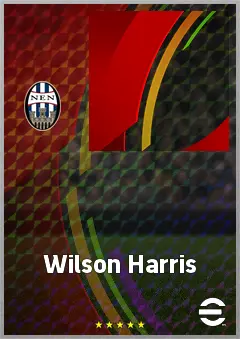 Wilson Harris eFootball 2026 player card, 69 OVR CF