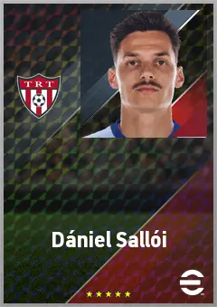 Dániel Sallói eFootball 2026 player card, 74 OVR LWF