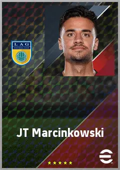 JT Marcinkowski eFootball 2026 player card, 72 OVR GK