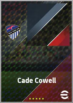 Cade Cowell eFootball 2026 player card, 71 OVR LWF